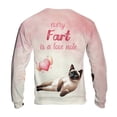 thumbnail image 2 of Every Fart is Love Note Siamese Guilty Face Happy Valentine's All Over Print 3D Sweatshirt Unisex Merch Cat Lover Kitten Owner Gifts - 01016, 2 of 6