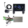 thumbnail image 1 of LOVIVER Écran LCD Électrique Ordinateur de Cyclisme Outil de Modification Multifonctionnel Accessoires de Cyclisme Compteur de Vitesse pour Vélos Électriques Extérieurs, 1 of 8