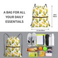 thumbnail image 2 of Naloa Corn On The Cob Drawstring Backpack String Bag Cinch Water Resistant for Gym Shopping Sport Yoga, 2 of 6