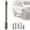 Green, variant on RECON Premium Army Green 10" AR Barrel Style Aluminum Truck Antenna with Threaded 3-Pronged Tip (Fits OEM Factory Threaded Antenna Bases) (Antenna, Army Green)