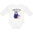 thumbnail image 3 of Inktastic Happy Birthday, Mommy- Cute Penguins Boys or Girls Long Sleeve Baby Bodysuit, 3 of 5