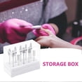 thumbnail image 3 of Nail Drill Bits Storage Box for Organizing 2Pcs Plastic Nail Drill Bits, 3 of 5