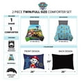 thumbnail image 4 of Paw Patrol Kids 2-Piece Twin/Full Comforter Set, Reversible, Microfiber, 4 of 11