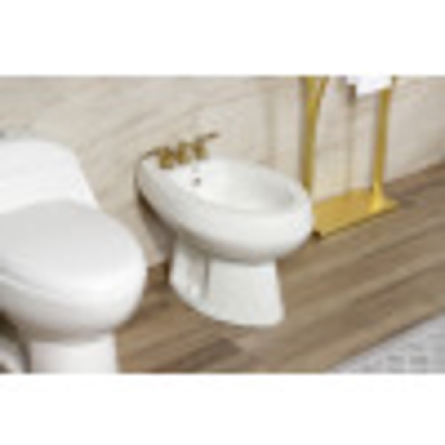 Kingston Brass KB327KL Knight Three-Handle Bidet Faucet, Brushed Brass
