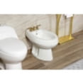 thumbnail image 3 of Kingston Brass KB327KL Knight Three-Handle Bidet Faucet, Brushed Brass, 3 of 5