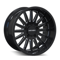 Mayhem Utopia-8114 20X9 5X139.7 18Et 87.1Cb Black W/Milled Spokes