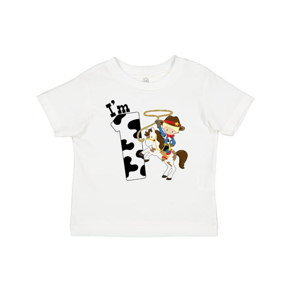 Inktastic I'm One-cowboy Riding Horse Birthday Boys Baby T-Shirt