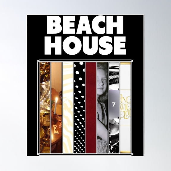 Beach Band House - Discography Poster Wall Art, Modern Wall Decor For Living Room Bedroom, 24x36 UNFRAMED