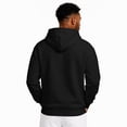thumbnail image 5 of Fleece Hoodie Pullover Men Casual Trendy Long Sleeve Drawstring Hoodies Winter Workout Regular Fit Hooded Sweatshirt Black L, 5 of 5