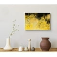 thumbnail image 3 of wall26 Canvas Print Wall Art Grunge Black &amp; Gold Textured Paint Strokes Abstract Shapes Illustrations Minimalism Bohemian Colorful Multicolor Dark for Living Room, Bedroom, Office - 32"x48&q, 3 of 5