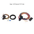 thumbnail image 3 of Scienceny Arnés de cables de 12 vías para automóvil de 12 V Arnés de cableado de 12 circuitos resistente al desgaste Arnés de protección de Vehículos, repuestos y accesorios Mis 14 vías, 3 of 6