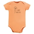 thumbnail image 5 of Touched by Nature Unisex Baby Organic Cotton Bodysuits, Peas And Thank You, Preemie, 5 of 5