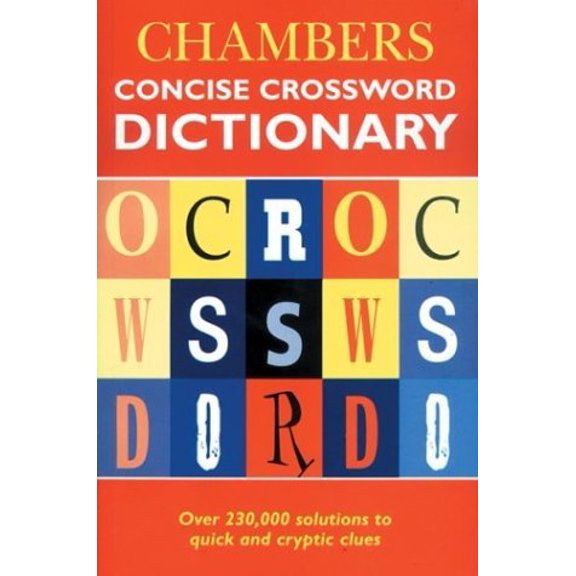 Pre-Owned Chambers Concise Crossword Dictionary (Paperback) 0550120122 9780550120120