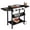 Silver, variant on 3-Burner Griddle, Flat Top Gas Griddle Grill, 45,000 BTU Outdoor BBQ Grill for Camping Kitchen, 2-in-1 Portable Tabletop Griddle Removable W/side Table & Storage Rack