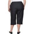 thumbnail image 3 of Alfred Dunner Womens Plus Relaxed Fit Denim Capri, 3 of 5