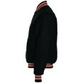 thumbnail image 4 of Holloway Sportswear 2XL Varsity Jacket Black/Burnt Orange/White 224183, 4 of 4