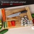 thumbnail image 6 of Deco Chef Professional Chef Knife 8-inch Damascus High Carbon Steel - 67 Layers AUS-10 Razor Sharp Japanese Quality with Full Tang Ergonomic Handle, Sharpening Guide Included, 6 of 11