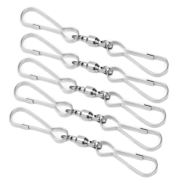 CHICIRIS Plants Hanging Spiral Hook,Hanging Hook,10pcs Hanging Hook Stainless Steel 360° Rotating Hook for Bird Feeder Wind Chimes