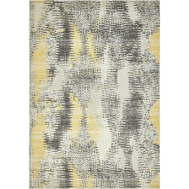 Unique Loom New York Indoor/Outdoor Contemporary Abstract Area Rug or