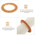thumbnail image 3 of 6pcs Rattan Woven Napkin Rings Rustic Napkin Holders Serviette Ring Wood Napkin Holders, 3 of 7