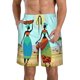 thumbnail image 1 of Balery African Women Traje de Baño Estilo Hawaiano para Hombre, Shorts de Secado Rápido con Bolsillos-3X-Large, 1 of 6