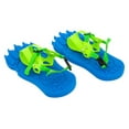 thumbnail image 3 of Airhead Adjustable Pools Unisex MONSTA TRAX Snowshoes, Polymer, Blue/Green, 14.5" x 6.5", 3 of 9