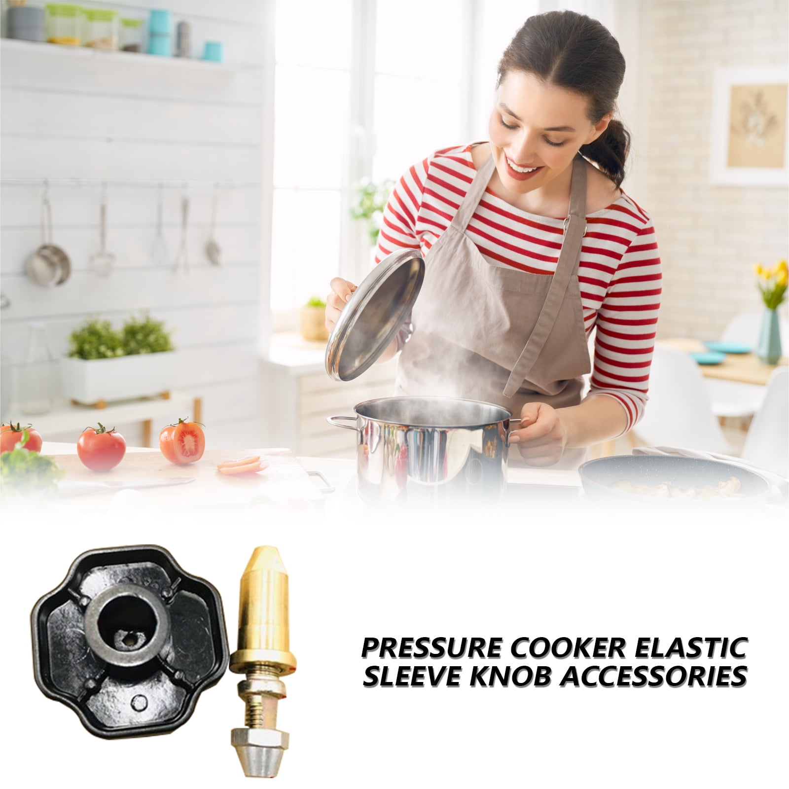 Pressure Cooker Knob Pressure Cooker Spare Part Elastic Tightening Knob Pressure Cooker Accessory Replacement Part