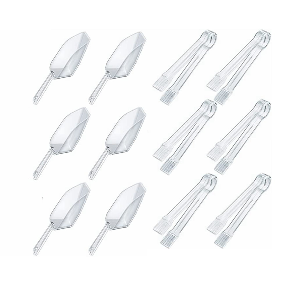 Ice Tongs and Scoops Mini Kitchen Tongs Utility and Plastic Kitchen Scoops Ice Shovel Scoop Ice