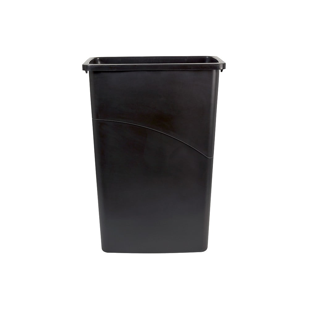 Brighton Indoor Trash Can Without Lid Black Plastic 23 Gal. (BPR50718