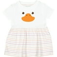 thumbnail image 3 of Inktastic Cute Baby Duck Face Girls Baby Dress, 3 of 5