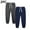 Dark Gray, variant on Cethrio Boys Sweatpants 2 Piece, Thermal Drawstring Casual Elastic Bottom Athletic Joggers Black Size 8