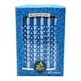 thumbnail image 3 of Ner Mitzvah, Blue And White Handmade Star Of David Hanukkah Menorah Candles - Standard Size (45 Pack), 3 of 5