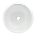 thumbnail image 6 of Ruvati Rvb0316 Vista 16" Round Porcelain Vessel Bathroom Sink - White, 6 of 7
