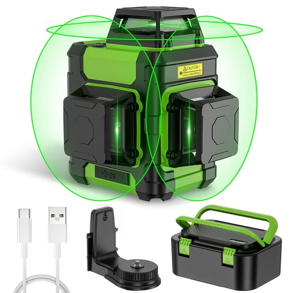 Nivel láser Huepar HM03CG 3x360° verde autonivelante