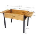 thumbnail image 2 of YIYADO Outdoor Planter, Elevated Metal Planter, Foldable, Plantable, with A Planting Depth of 7 Inches, 2 of 6