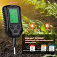 thumbnail image 2 of 2025 Multifunctional High Accurancy Soil PH Tester Soil Moisture/PH/Temperature Sunlight Intensity Testers Garden Planting Soil Detector Soil PH Test, 2 of 5