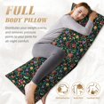 thumbnail image 7 of Naloa Mexican Flower 1 Body Pillow Cover, Pillowcases with Hidden Zipper Breathable Long Pillow Case (Pillows are not included,20x54 inch), 7 of 7