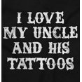 thumbnail image 2 of Love Uncle Tattoos Cute Rebellious Toddler Boy Girl T Shirt Infant Toddler Brisco Brands 6M, 2 of 6