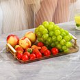 thumbnail image 6 of WNEXOPE Fruit Tray Clear Snack Display Tray Candy Snack Tray Nut and Dried Fruit Storage Box Snack Tray for Kitchen and Party Food and Pantry organization, 6 of 8