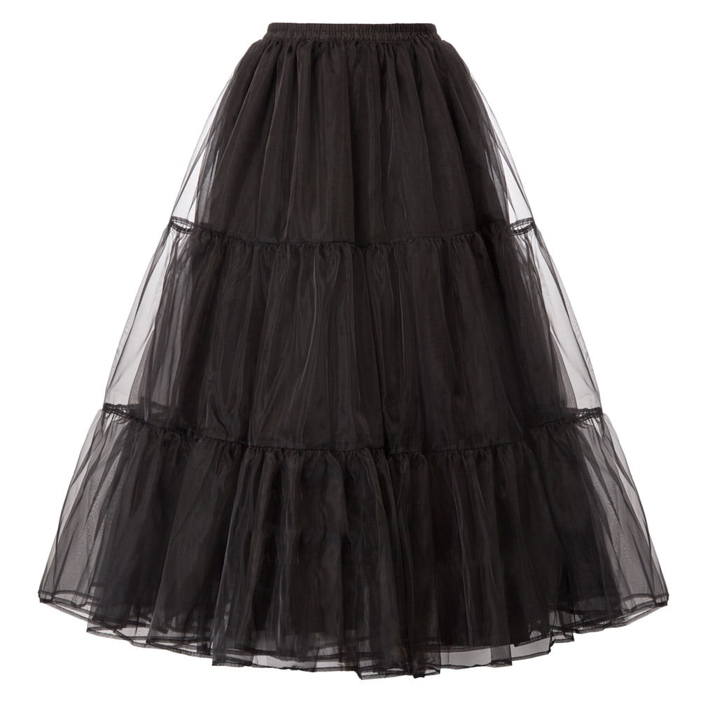 GRACE KARIN Women Petticoat Skirts 50s Tutu Crinoline Underskirt for Rockabilly Dress S-XXL 