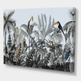 thumbnail image 3 of Designart ' Birds and Peonies With Chinoiserie VIII ' Farmhouse Canvas Wall Art Print, 3 of 4