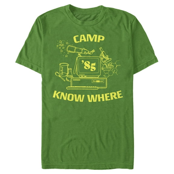Netflix Men's Stranger Things Camp Know Where Costume Graphic T-Shirt