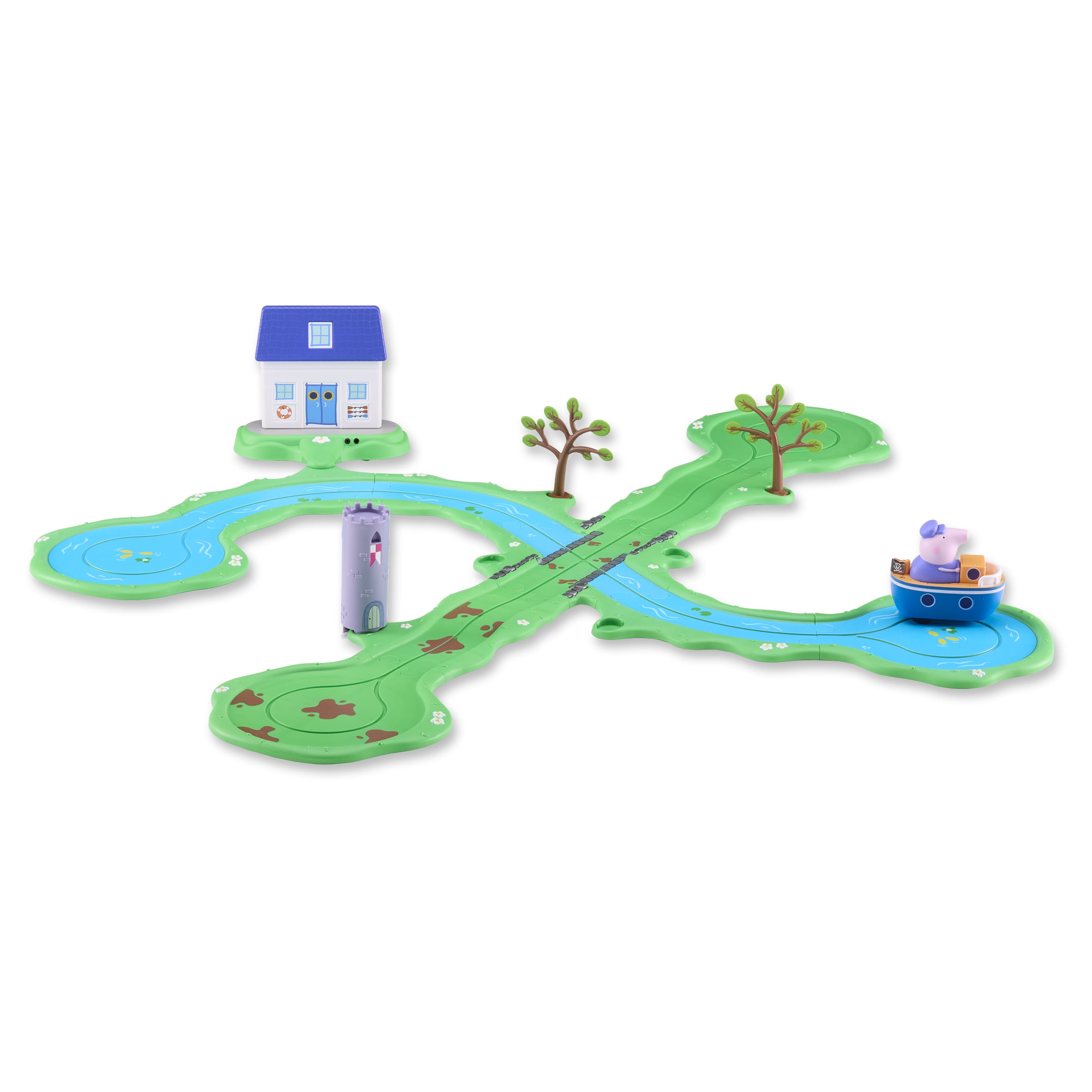 Peppa Pig Whizz-Around Bobbing Along Boat Set