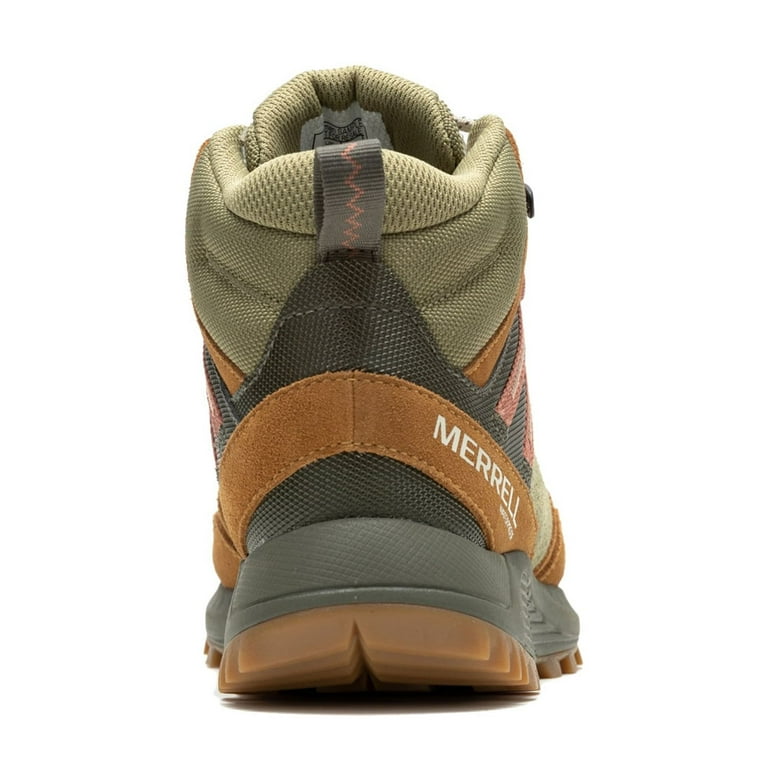 (取寄) メレル レディース ワイルドクロスウッド ミッド ハイキング ブーツ Merrell women Wildwood Mid Hiking Boots (For Women)  Forest Women's Merrell, Wildwood Mid Leather WP Boot - Walmart.com