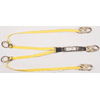 MSA 6' Workman Twin-Leg Tie-Back Energy-Absorbing Lanyard With 36C Snap Hook Harness And Anchorage Connections