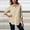Khaki, variant on Ladies Shirts Summer Top for Women’s Shirt Wardrobe for Everyday Wear Versatile Button-Front V-Neck Top for Spring and Fall Layering Light Green M