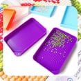 thumbnail image 4 of 6 Pack Diamond Painting Trays, Purple Blue Mixing Plastic Bead Sorting Trays Diamond Rhinestone Plate Trays, White Drill Plate Painting Accessories for DIY Art Craft, 4 of 5
