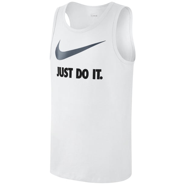 Camiseta de tirantes Nike Just Do It para hombre blanca pequeña