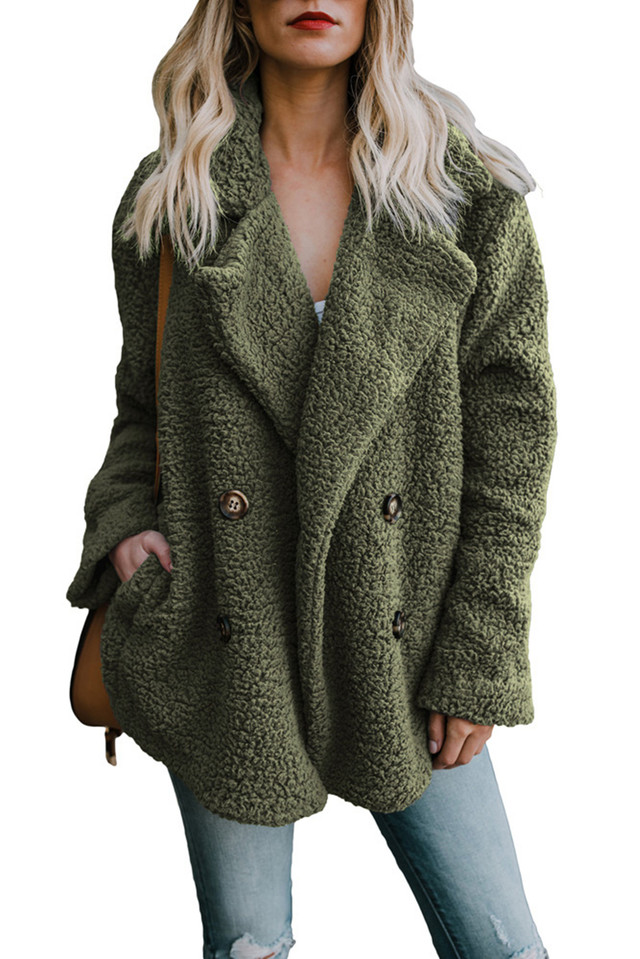 fuzzy green jacket