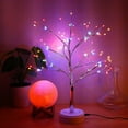thumbnail image 4 of LINLIN Table Bonsai Tree Branch Light,Touch Switch 108LED Fireworks Multicolor Copper Wire String Lights DIY Artificial Tree Lamp Battery/USB Operated for Bedroom Desk Christmas Party Indoor Decor, 4 of 5